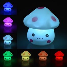 Cute Mushroom Night Light Lamp 💡